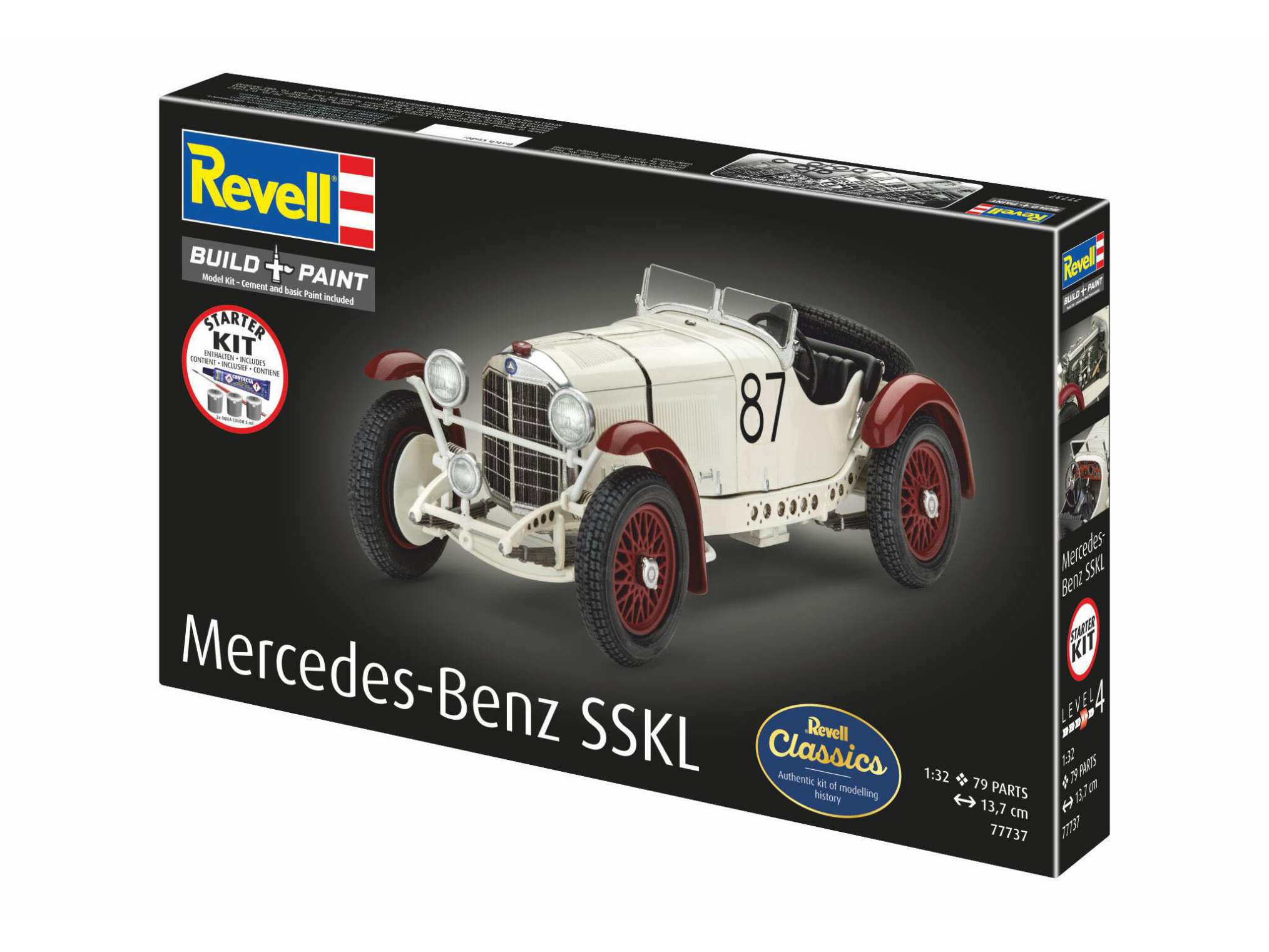 1:32-Starter Kit Mercedes-Benz SSK