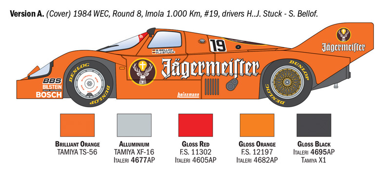 1:24 Porsche 956 Jägermeister