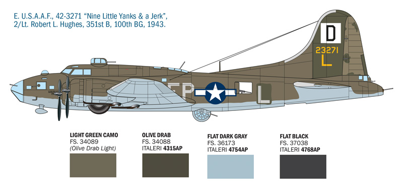 1:72 US B-17F Flying Fortress
