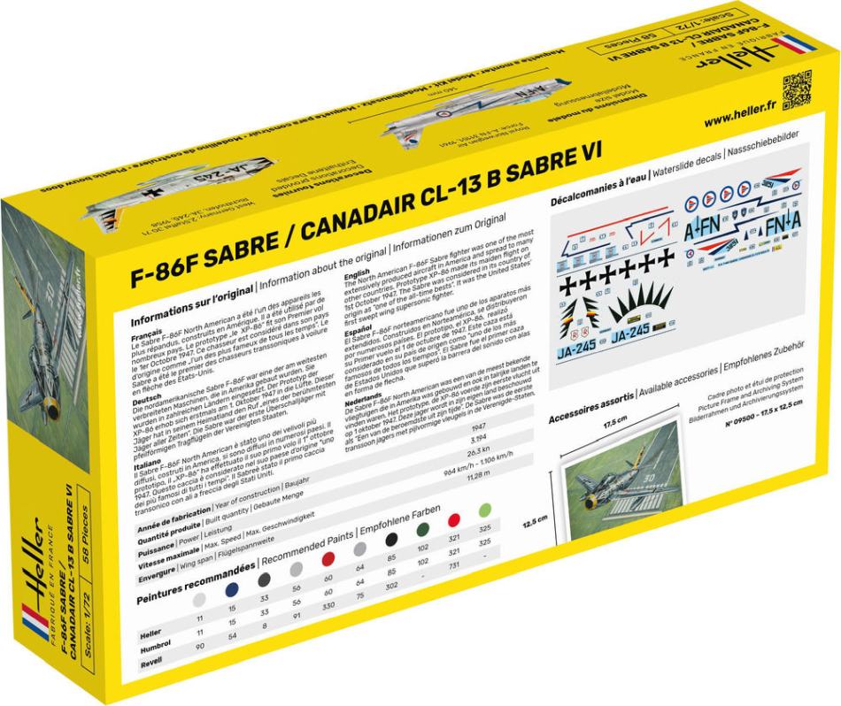 STARTER KIT F-86F SABRE / Canadair CL-13