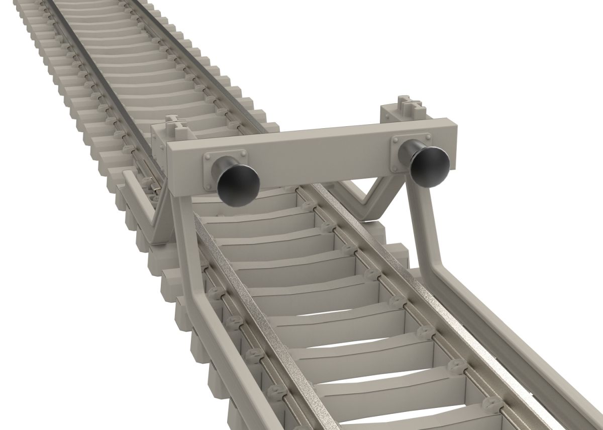 Gerades Gleis mit Betonschwelle 17,2 mm