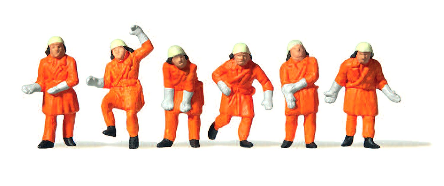 H0-Feuerwehrleute, Einsatzkleidung