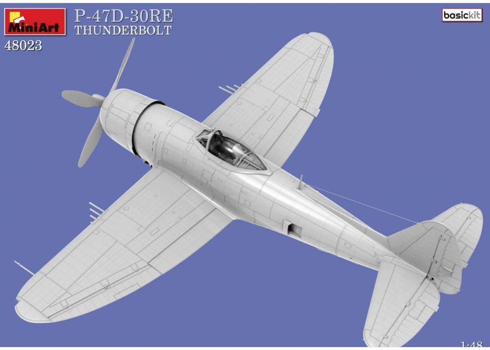 1:48 P-47D-30RE Thunderbolt Basic Kit