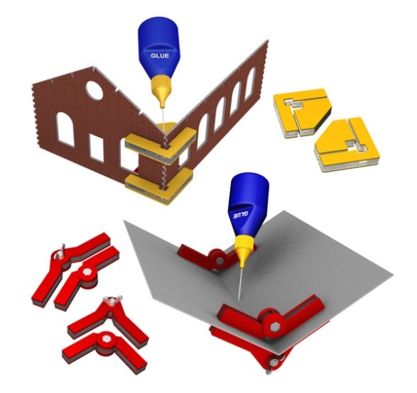 H0-Snap & Glue Set (Winkel-Set)