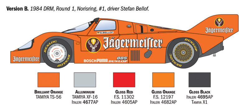 1:24 Porsche 956 Jägermeister