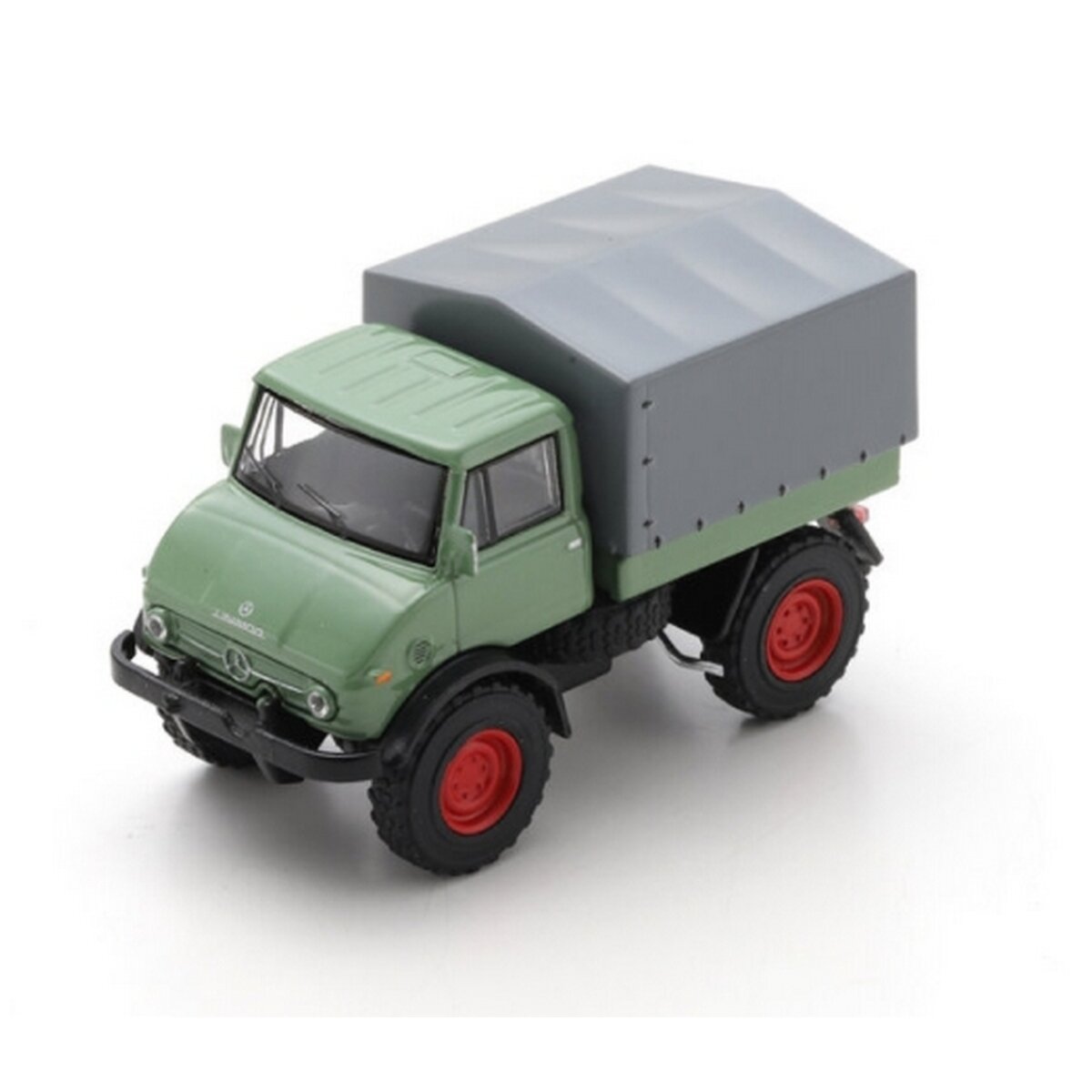 1:64 MB Unimog U406 resedagrün