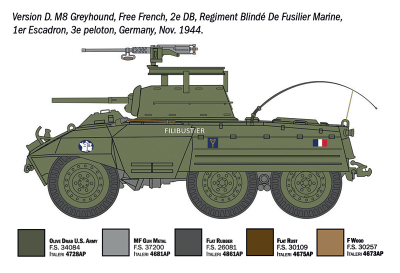 1:72 M8 Greyhound / M20 Armored Utility