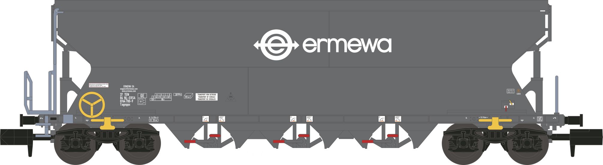 Getreidewagen Tagnpps, 101m³, Ep.VI