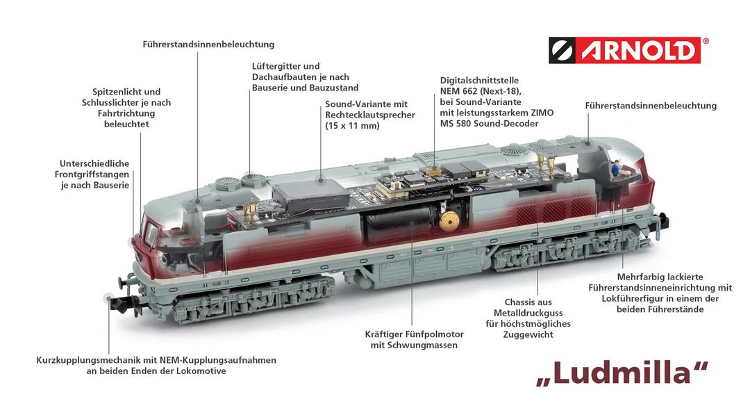DR Diesellok BR 142 002-5, rot, Ep. IV,
