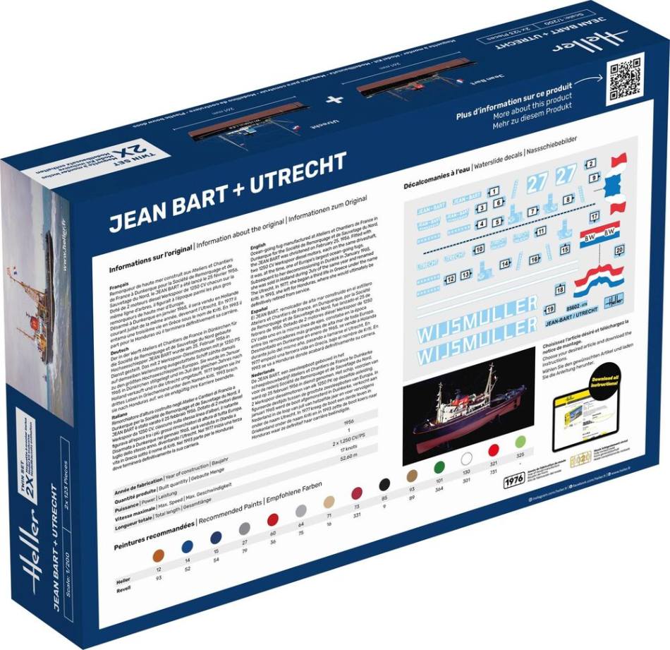 1:200-STARTER KIT JEAN BART + UTRECHT