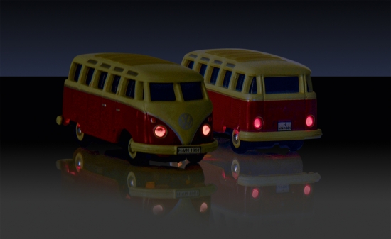 1:87-VW T1 Samba Bus, 2,4Gh, RC-Funk