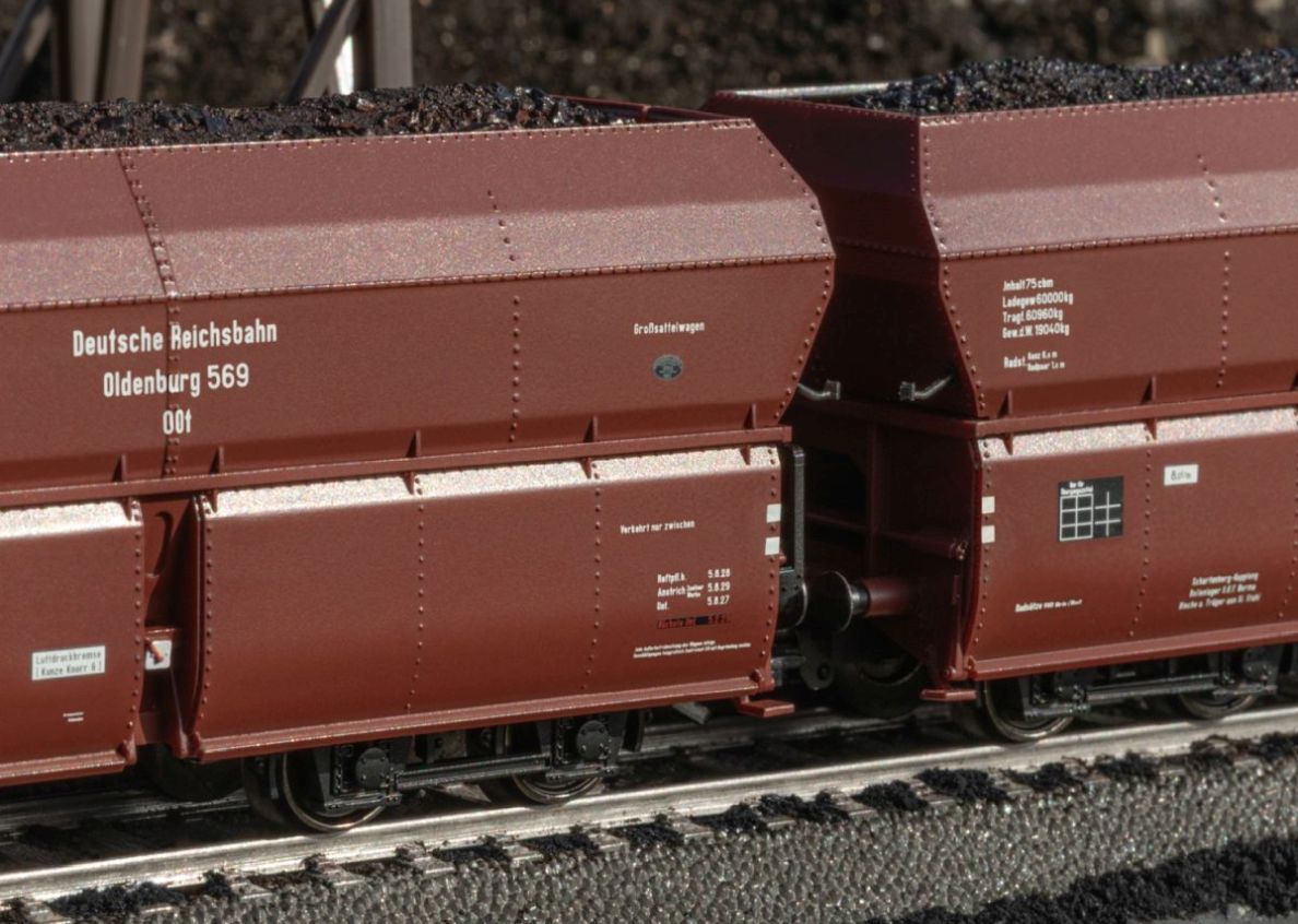 Selbstentladewagen-Set OOt Oldenburg DRG