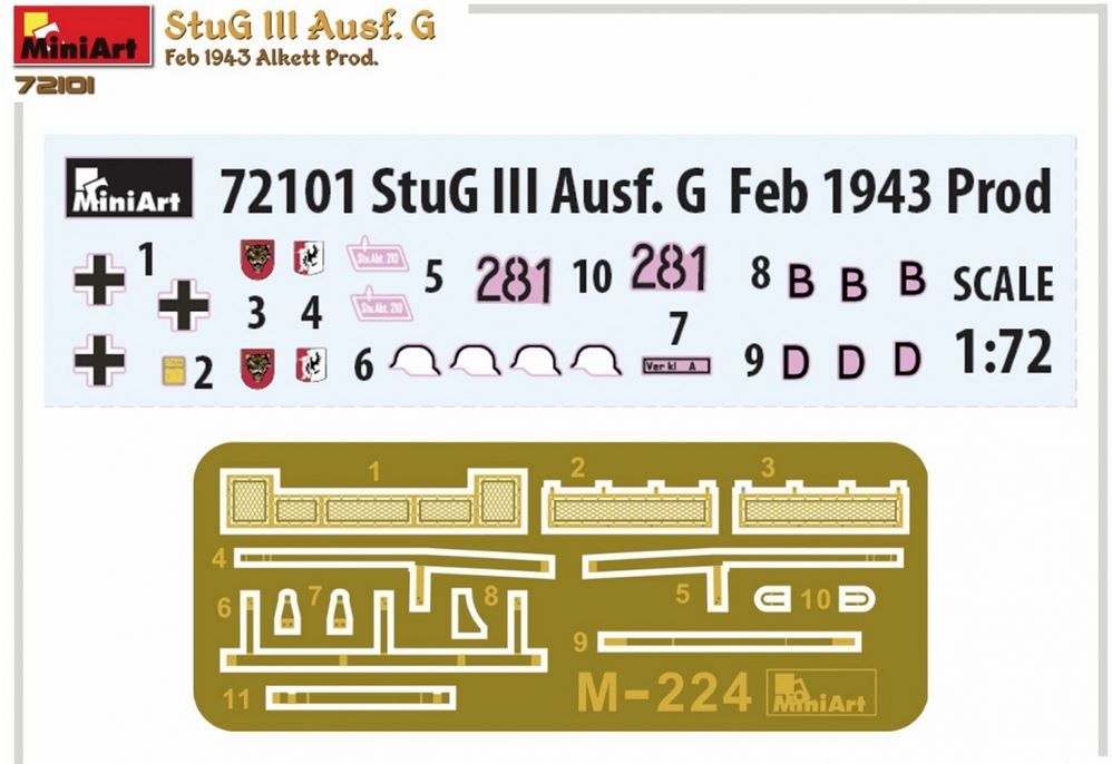 1:72 Deutscher StuG III Ausf.G Prod.1943