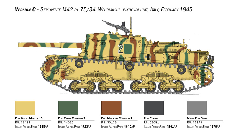 1:35 Semovente M42 da 75/34
