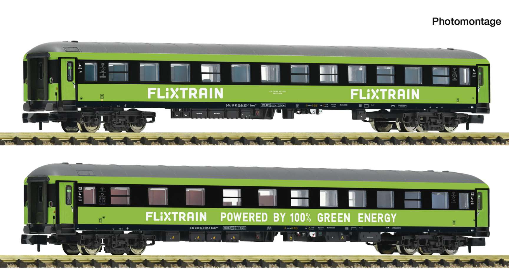 2er Set Personenwagen Flixtrain #1, Ep.6