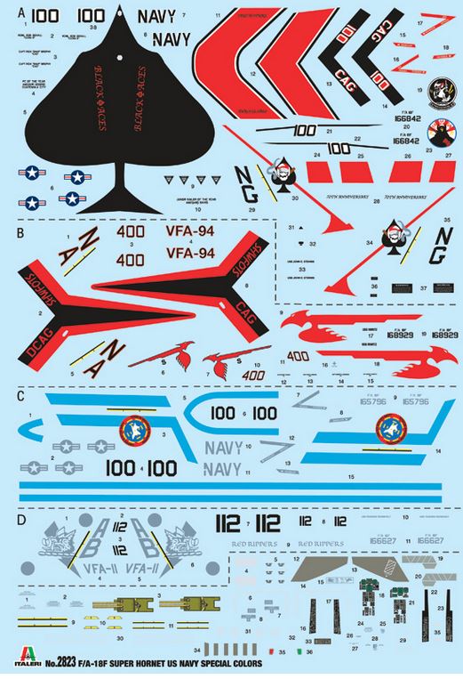 1:48 F/A-18F Super Hornet U.S. Navy