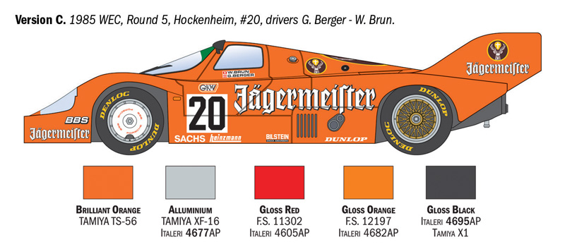 1:24 Porsche 956 Jägermeister
