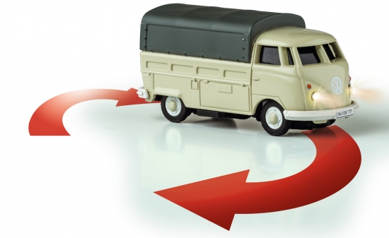 H0-VW T1 Bus mit Pritsche, 2,4Gh RC-Funk