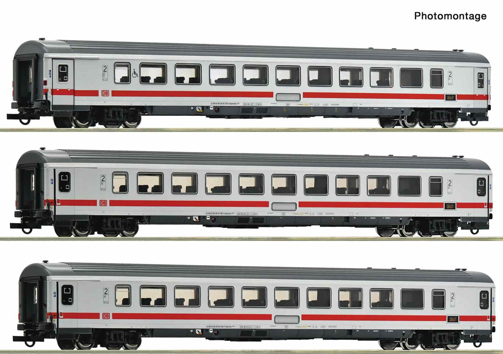 3er Set Personenwagen IC DB AG #3, Ep.VI