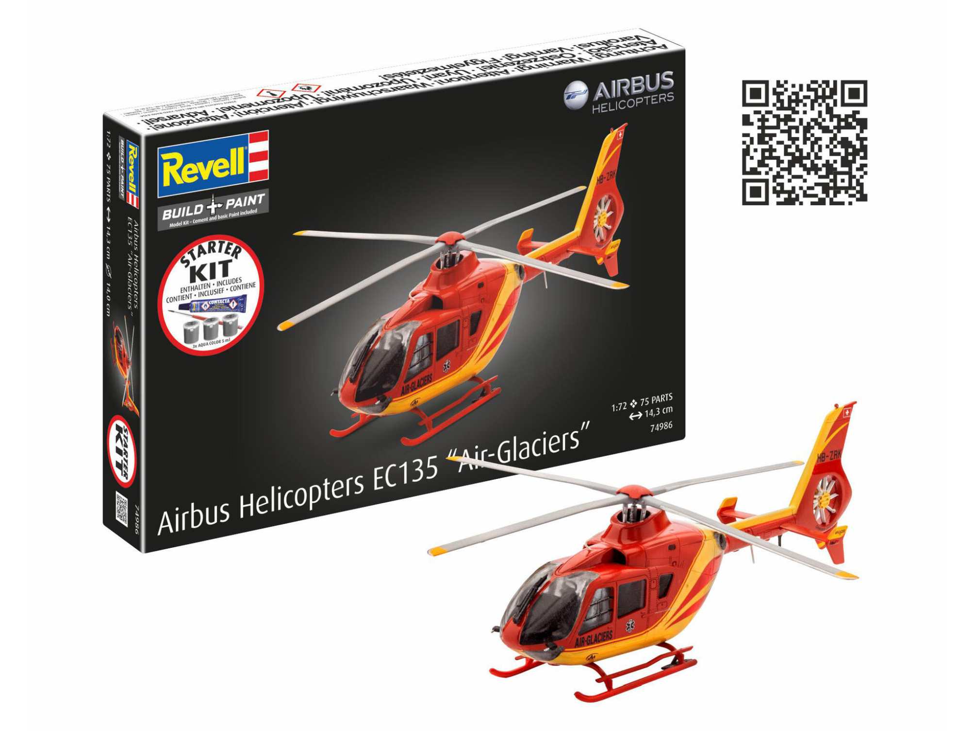 1:72-Starter Kit Airbus Helicopter EC135