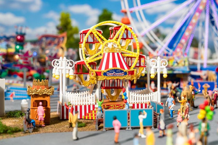 H0-Nostalgie Dampf-Riesenrad