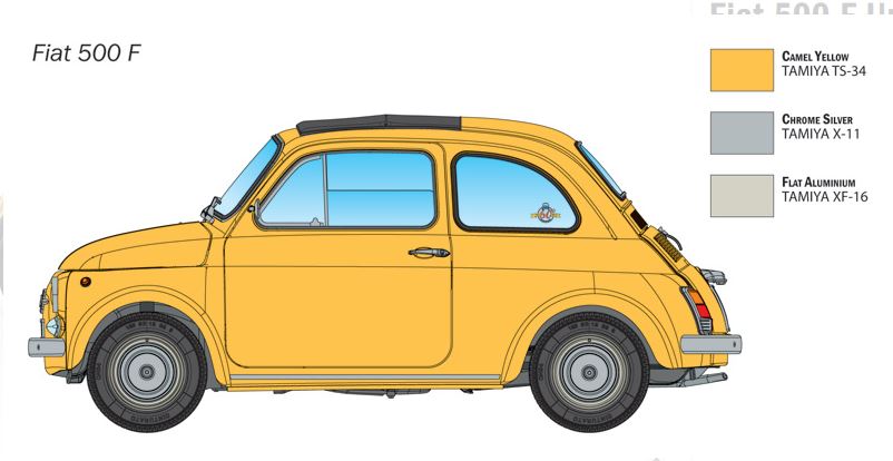 1:12-Fiat 500 F Upgraded Edition