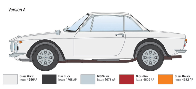 1:24 Lancia Fulvia Coupè 1.6HF, Fanalone