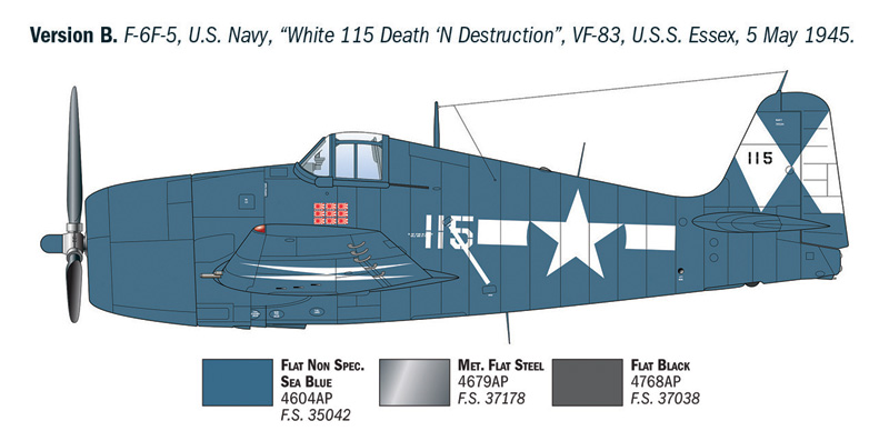 1:72 Grumman Hellcat F6 F-3