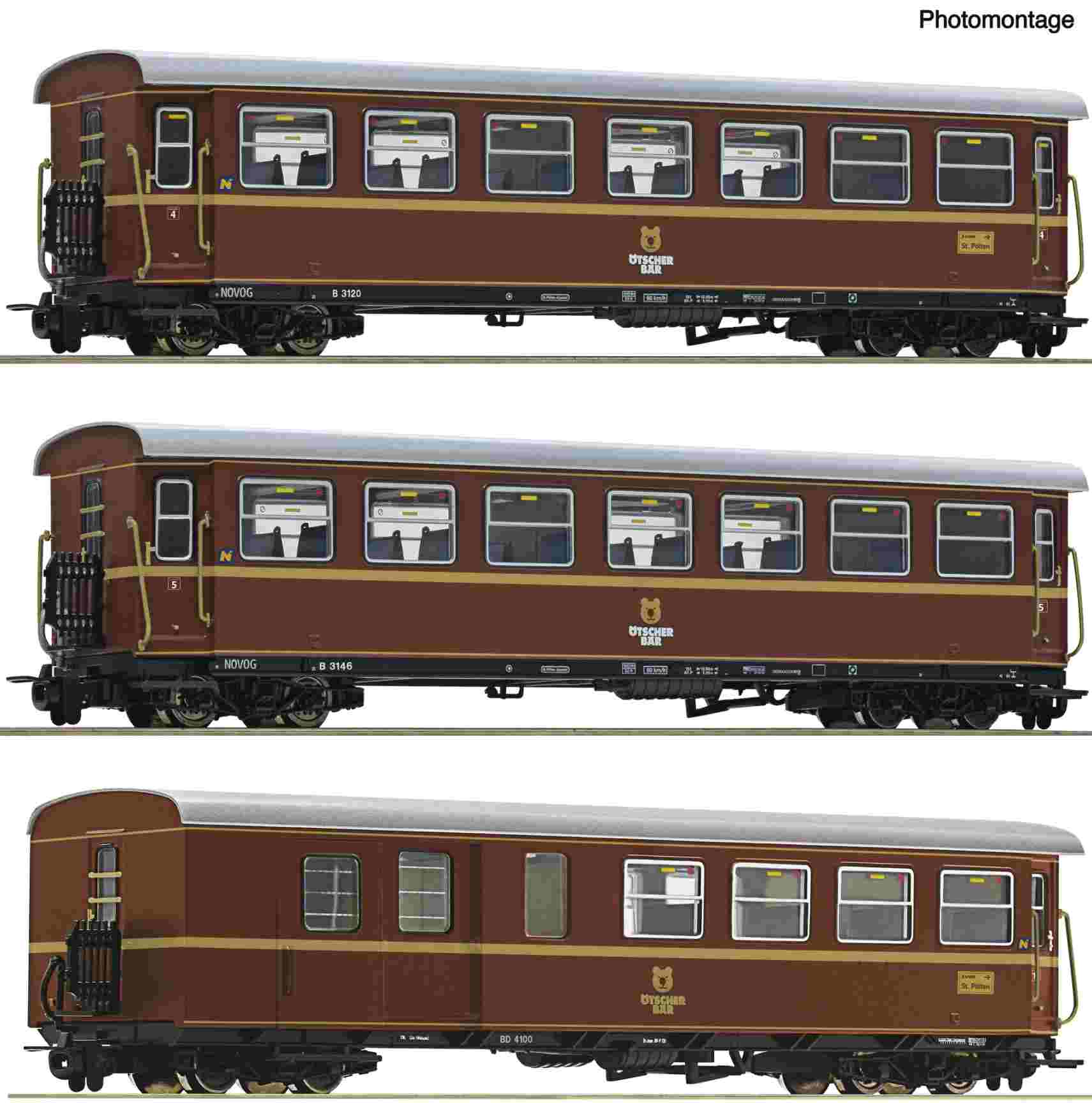 3er Set Personenwagen Ötscherbär, Ep.VI
