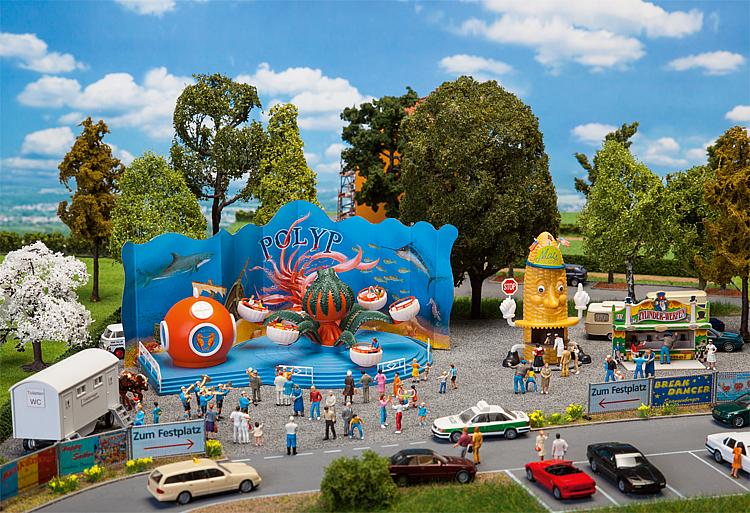 H0-Kirmes-Set mit Polyp