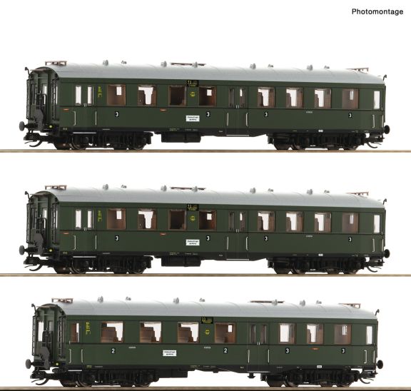 TT-3-tlg.Set: Personenwagen Altenberg