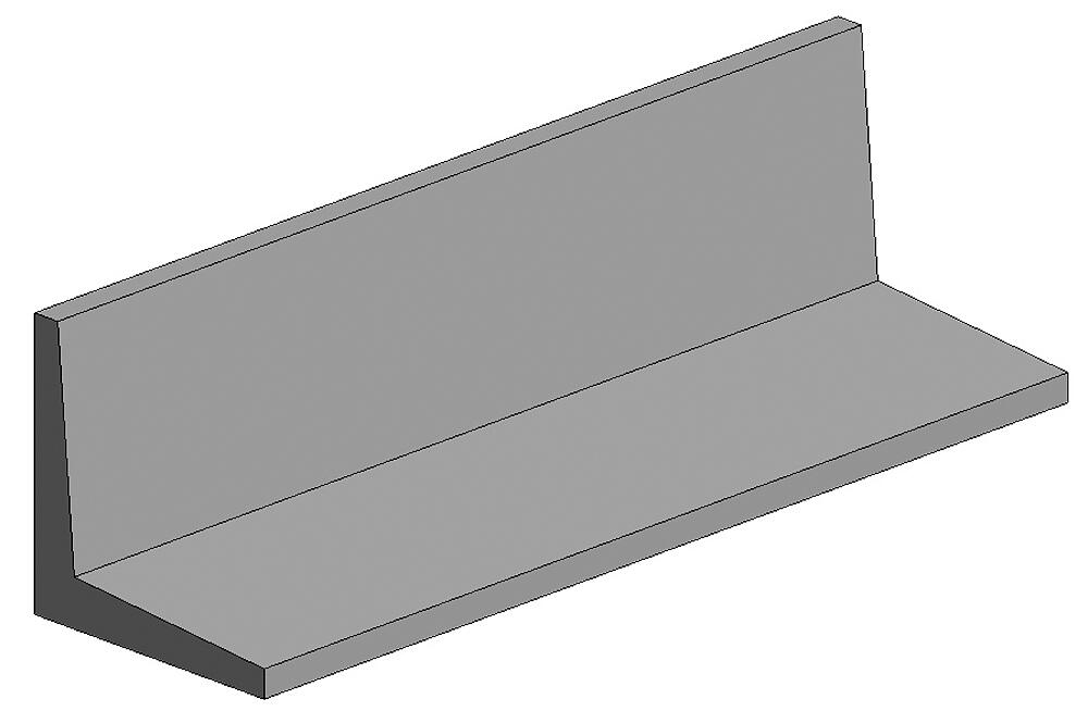 Winkelprofil, 350x2,5x2,5 mm, 4 Stück