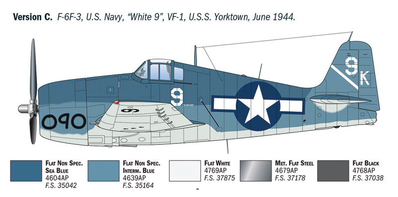 1:72 Grumman Hellcat F6 F-3