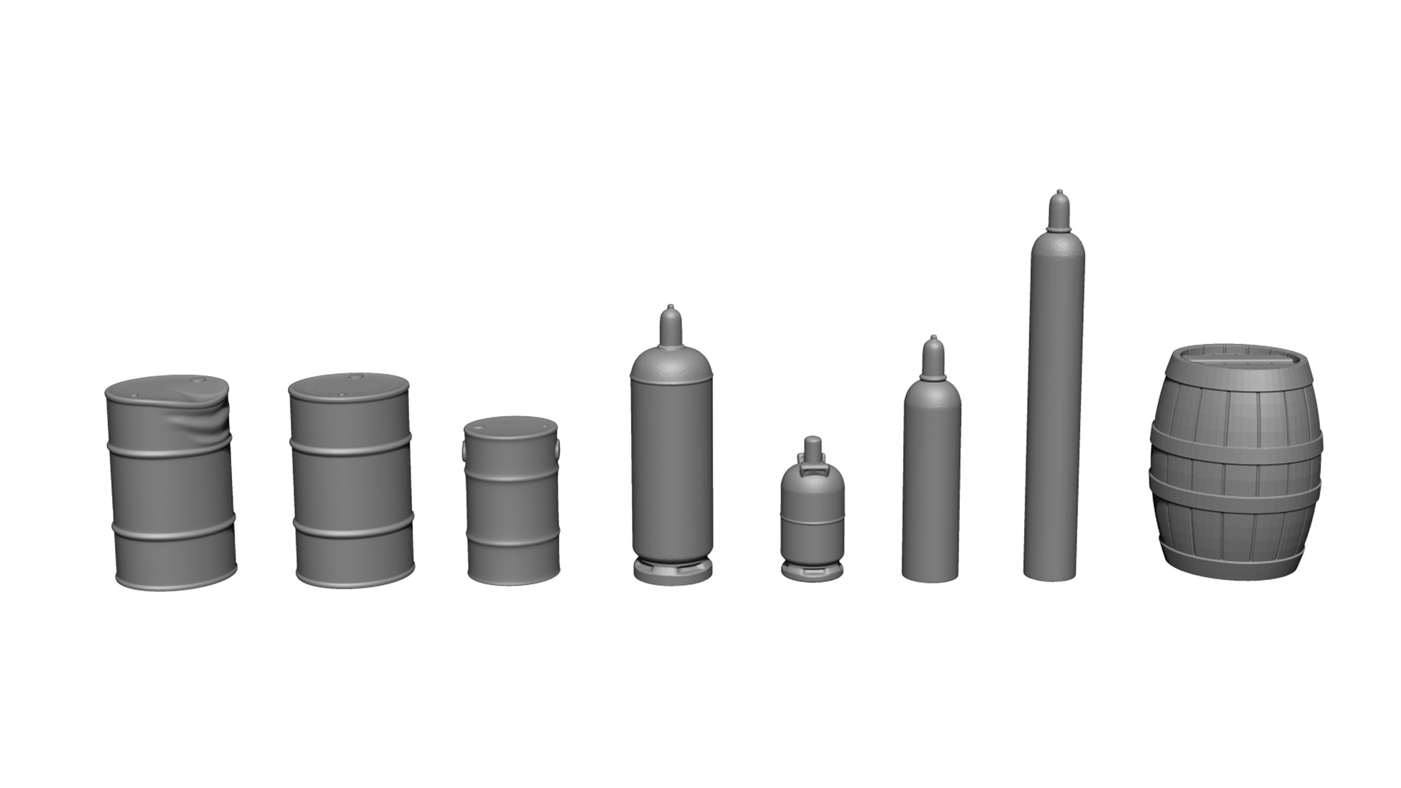 3D-Kit, Ladegüter-Set Fässer