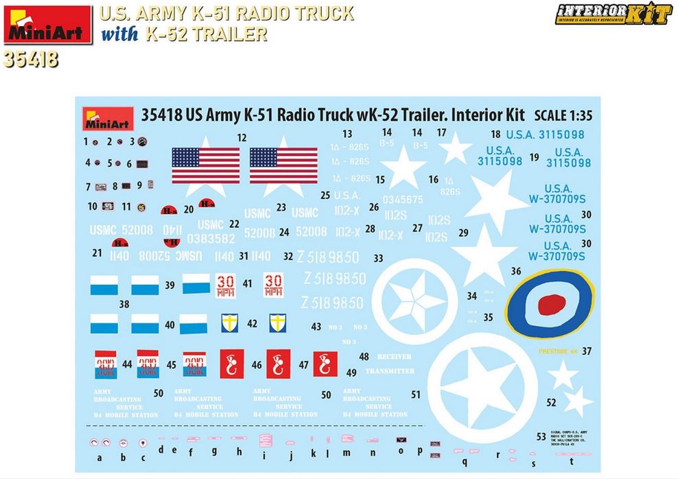 1:35 US Funkwagen K-51 mit Anhänger K-52