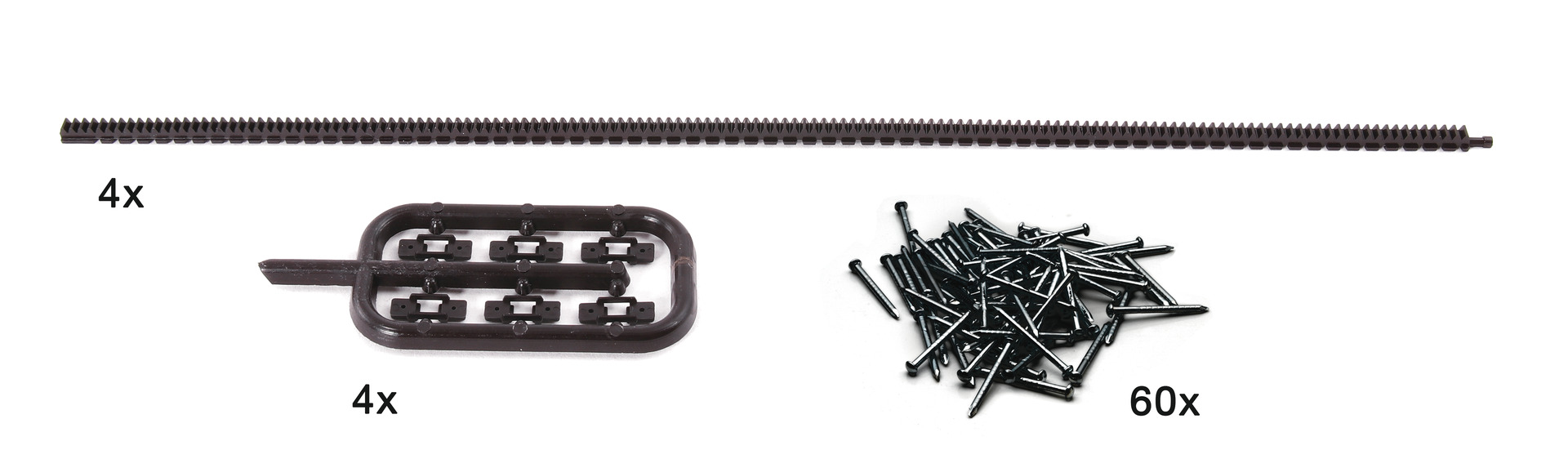Flexible Zahnstangen für ROCO LINE-Gleis