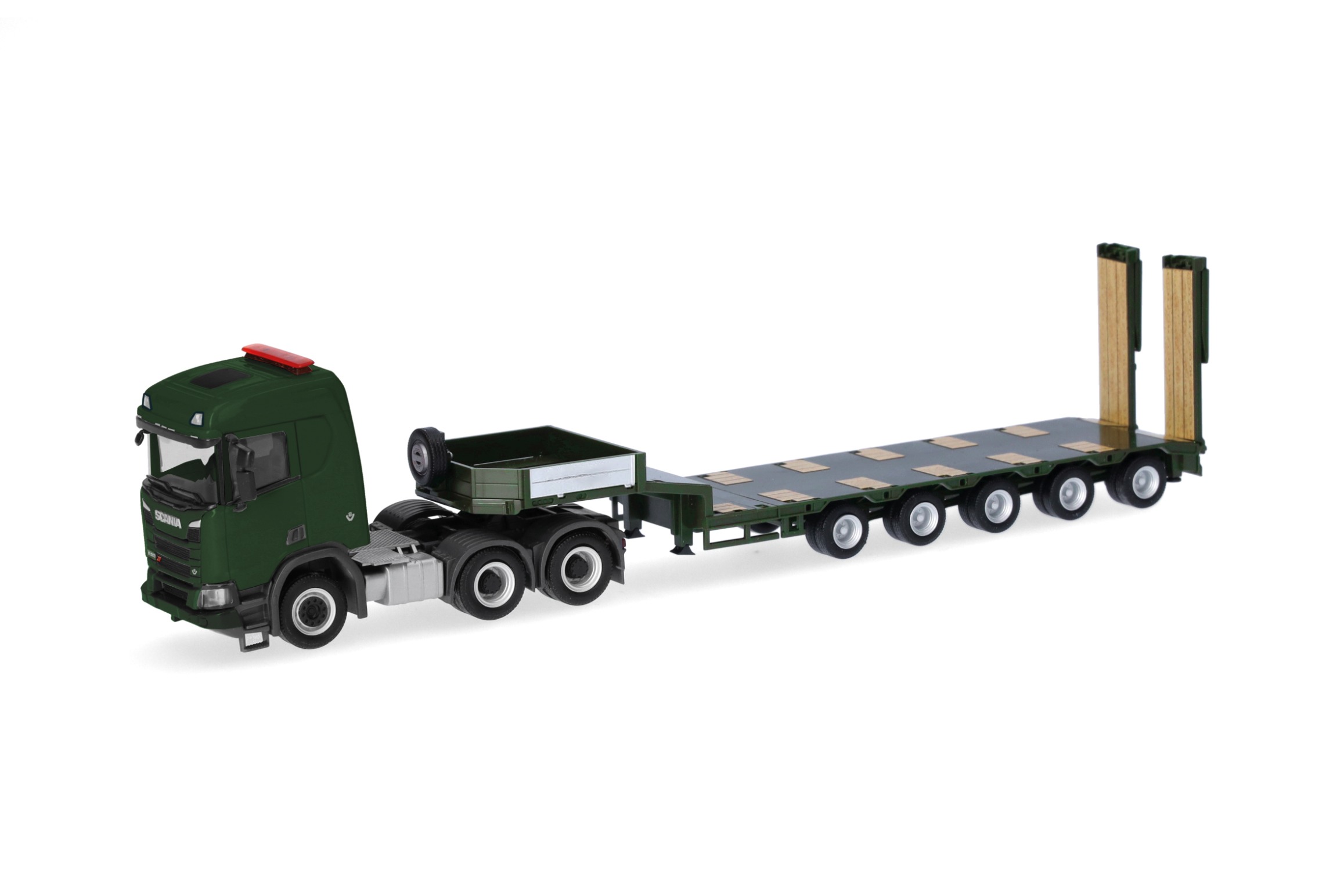 Scania CR 20 Niedrigdach Semitieflader