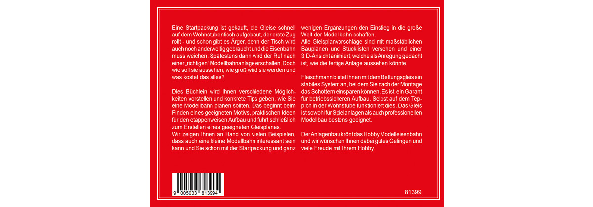 Fleischmann Gleispläne,Schotterbettgleis