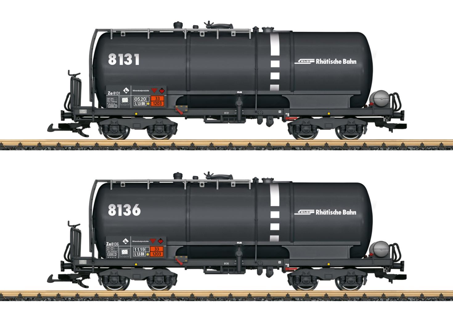 Kesselwagen-Set der RhB, Ep.VI
