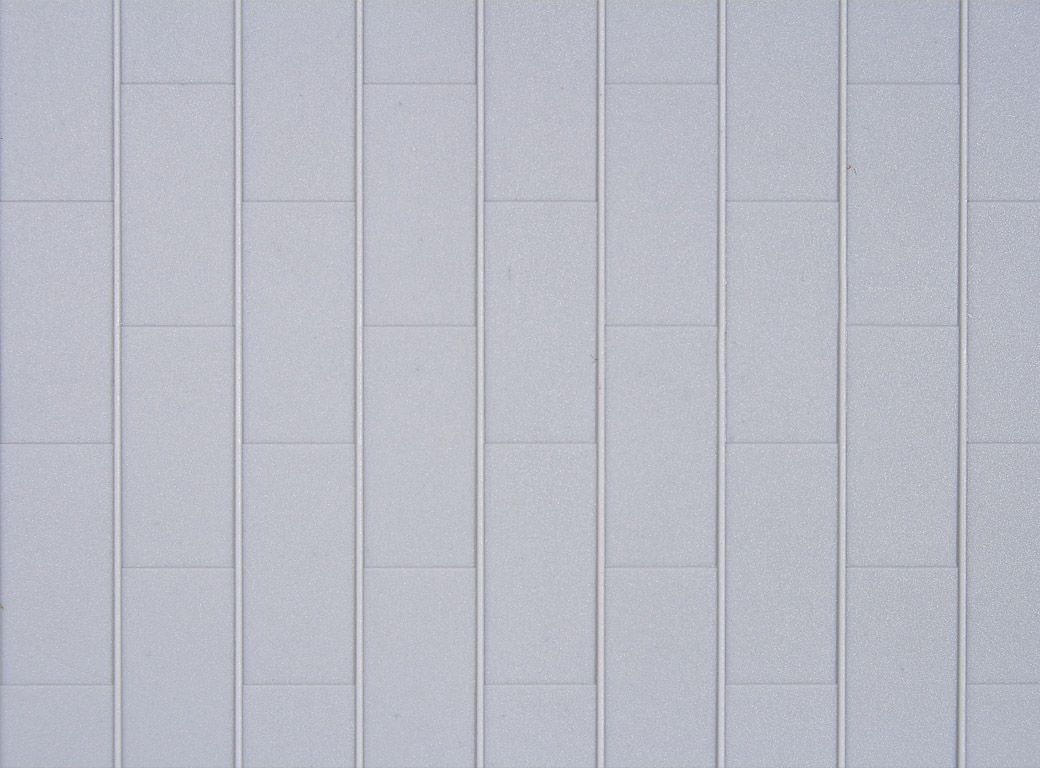 H0-Blechdachplatte, L 20 x B 12 cm