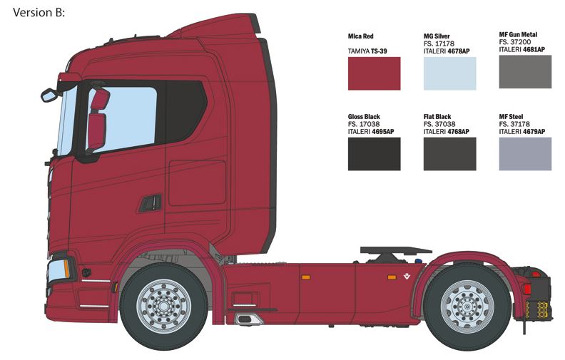 1:24 Scania S770 4x2 Normal R
