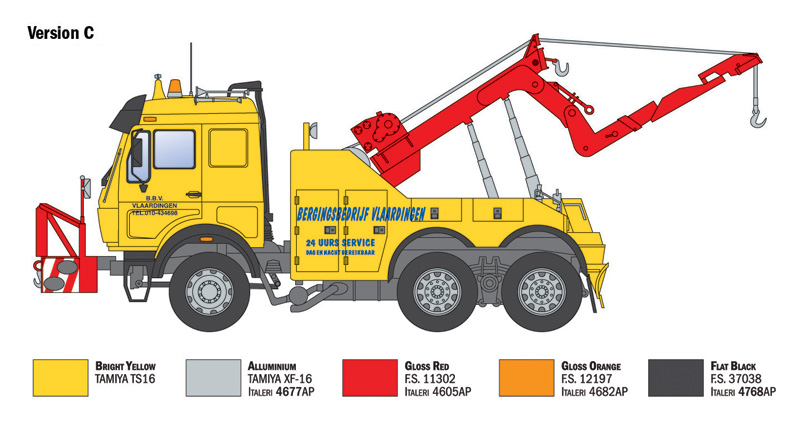 1:24 MERCEDES-BENZ WRECKER TRUCK