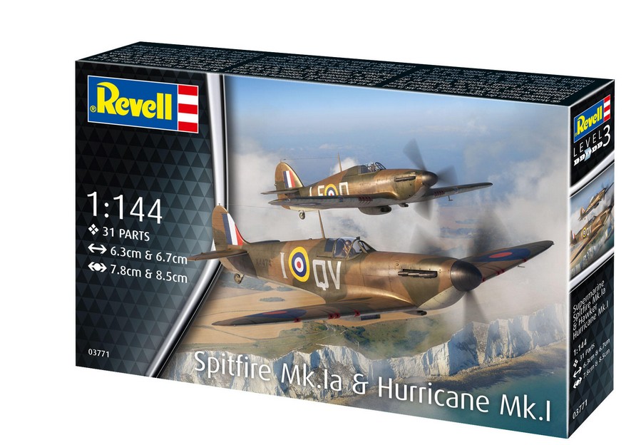 1:144-Supermarine Spitfire & Hurricane