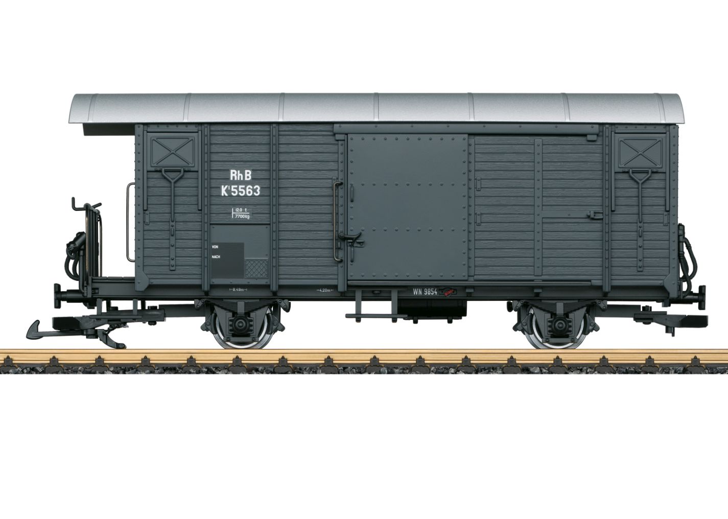 Gedeckter Güterwagen, RhB, Ep.VI