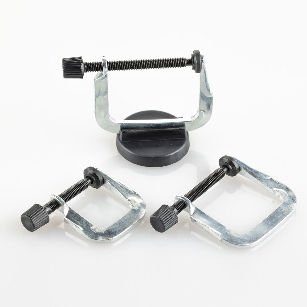 Screw clamp set (3 pieces) with magnetic