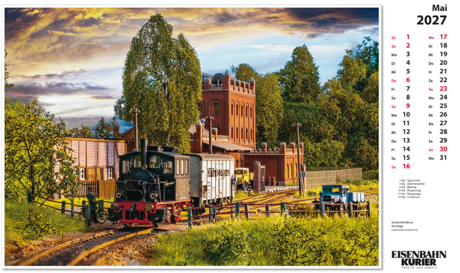 Modellbahnen - Kalender 2027