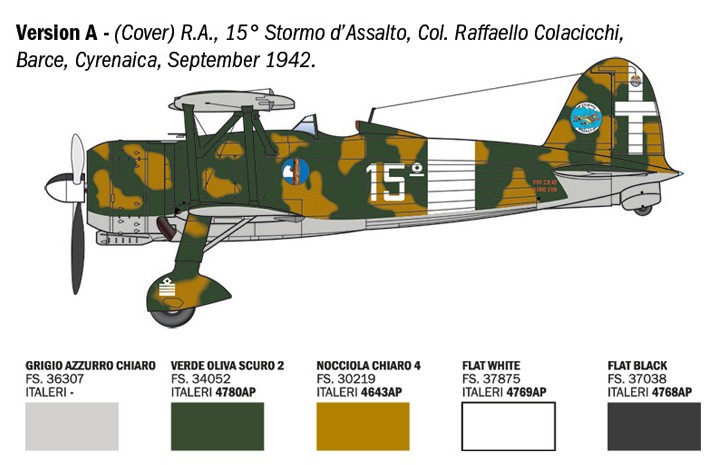 1:48 FIAT CR.42 Falco Jagd.-F