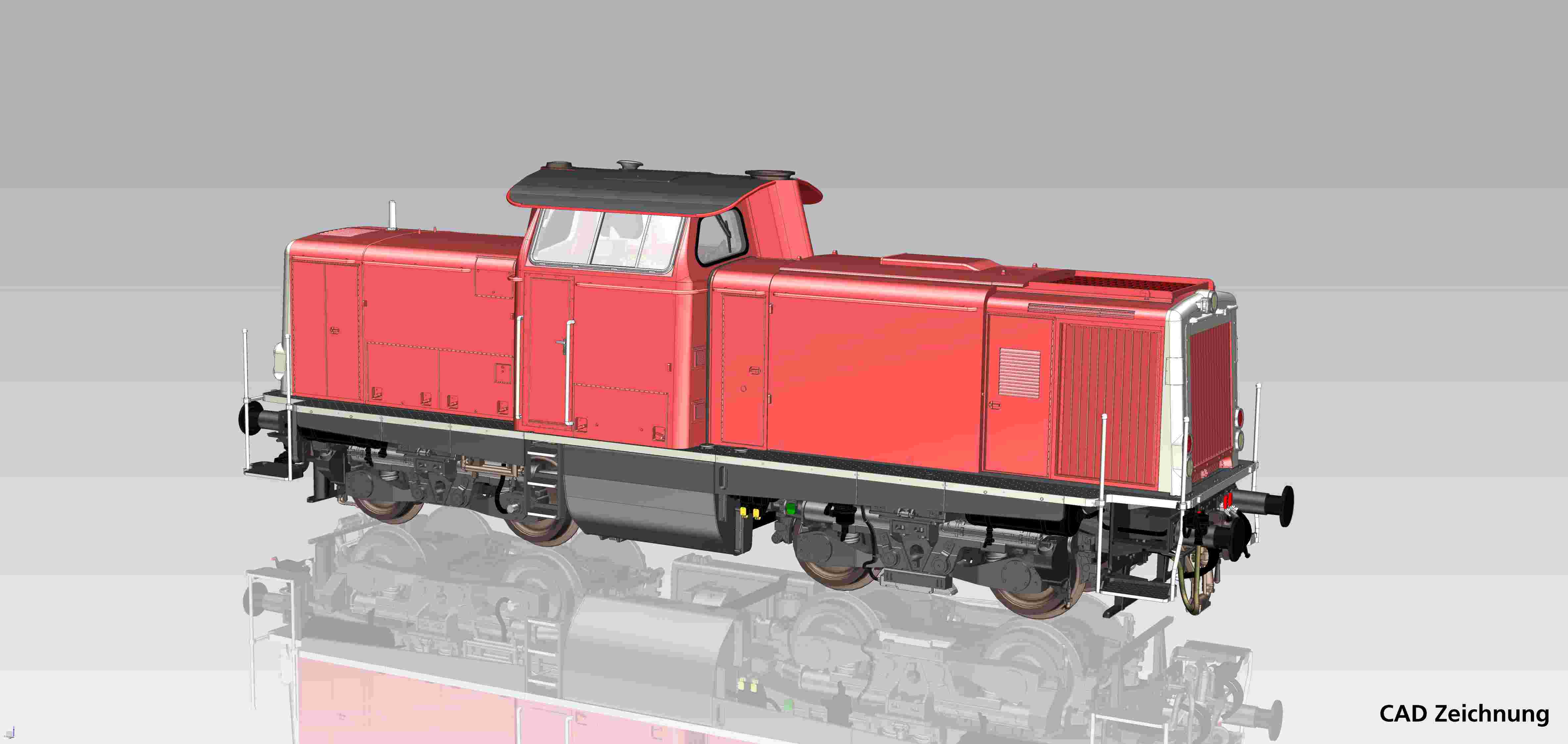 DC-Sound Diesellok BR213 orientrot DB AG