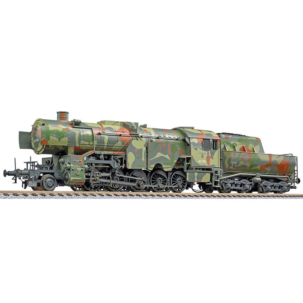 4-tlg. Set  BR 42 mit Truppentransport