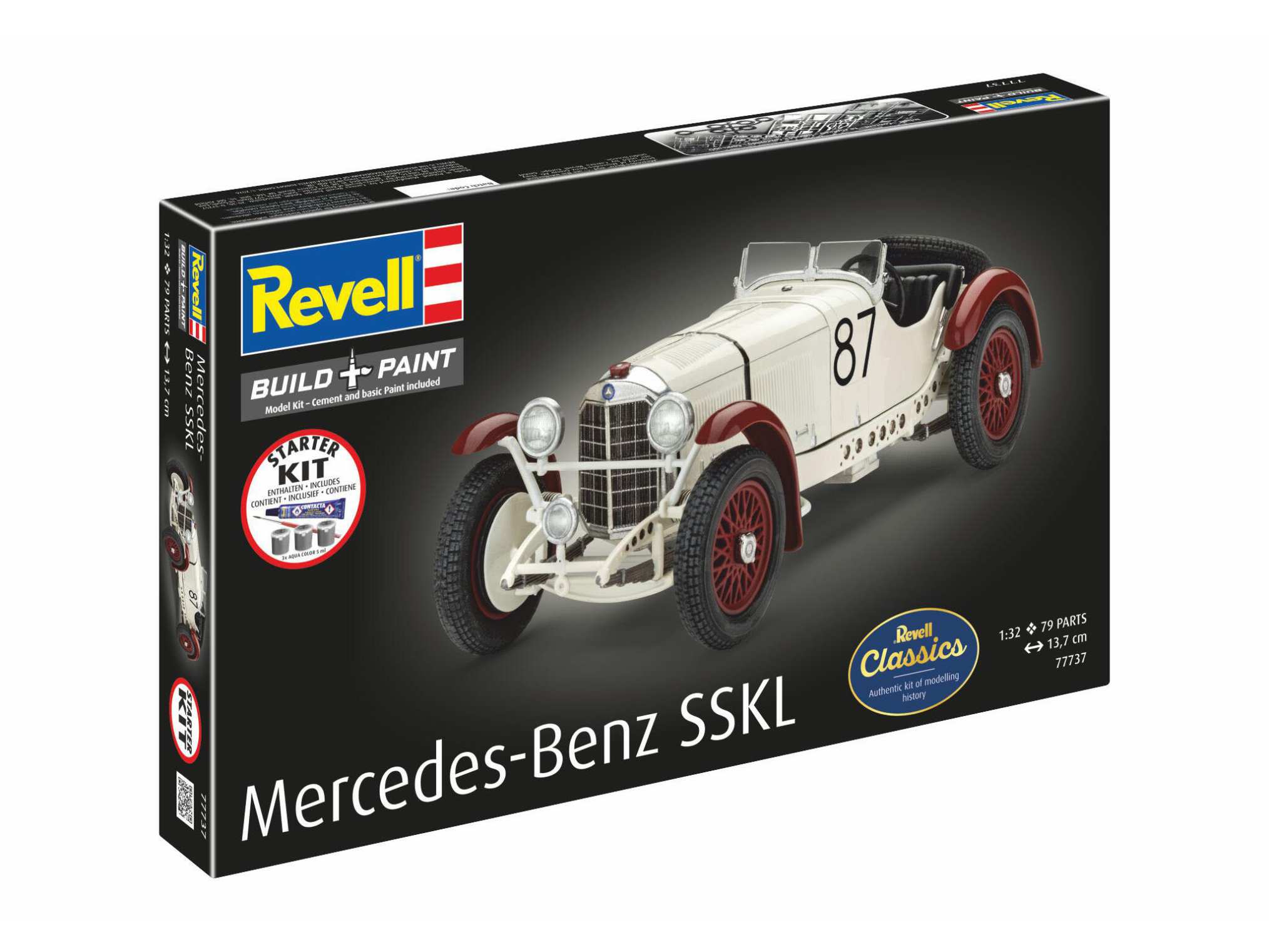 1:32-Starter Kit Mercedes-Benz SSK
